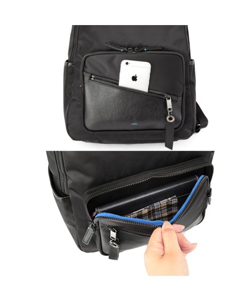 ランバンオンブルー リュック デイパック バックパック メンズ ブランド 本革 レザー A4 フェリックス LANVIN en Bleu Felix 56472 en LANVIN