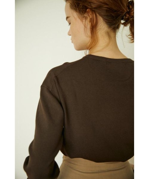 BLACK BY MOUSSY(ブラックバイマウジー)/washable longsleeve knit/img10