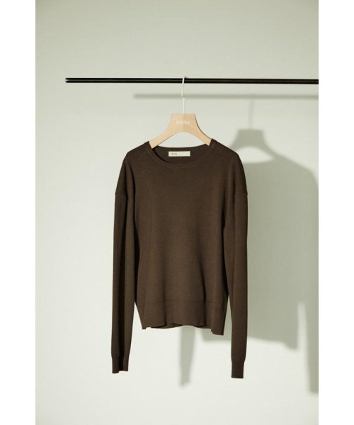 BLACK BY MOUSSY(ブラックバイマウジー)/washable longsleeve knit/img12
