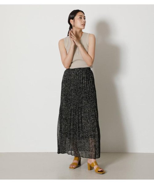 AZUL by moussy(アズールバイマウジー)/PATTERN　PLEATS SKIRT/img02