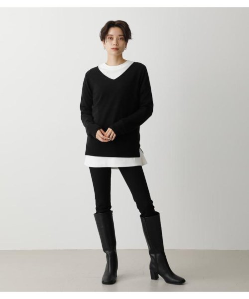 AZUL by moussy(アズールバイマウジー)/NUDIE 2WAY V／N KNIT/img12