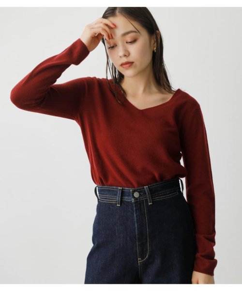 AZUL by moussy(アズールバイマウジー)/NUDIE 2WAY V／N KNIT/img38