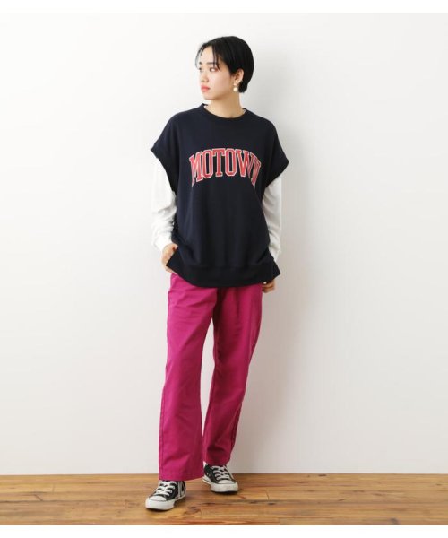 RODEO CROWNS WIDE BOWL(ロデオクラウンズワイドボウル)/カレッジスウェットベストL／S Tシャツセット/img19