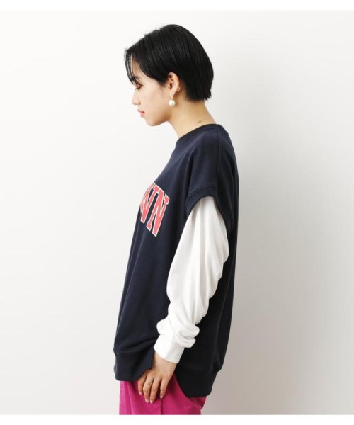 RODEO CROWNS WIDE BOWL(ロデオクラウンズワイドボウル)/カレッジスウェットベストL／S Tシャツセット/img20