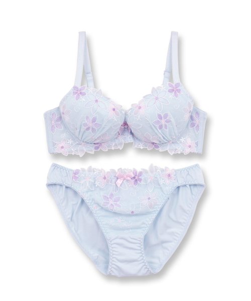 fran de lingerie(フランデランジェリー)/Light Flower ライトフラワー ブラ&ショーツセット B65－G75カップ/img02