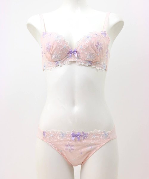 fran de lingerie(フランデランジェリー)/Light Flower ライトフラワー ブラ&ショーツセット B65－G75カップ/img11