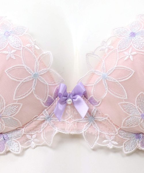 fran de lingerie(フランデランジェリー)/Light Flower ライトフラワー ブラ&ショーツセット B65－G75カップ/img12