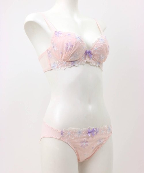 fran de lingerie(フランデランジェリー)/Light Flower ライトフラワー ブラ&ショーツセット B65－G75カップ/img14