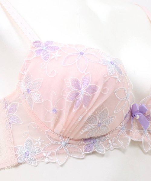 fran de lingerie(フランデランジェリー)/Light Flower ライトフラワー ブラ&ショーツセット B65－G75カップ/img15