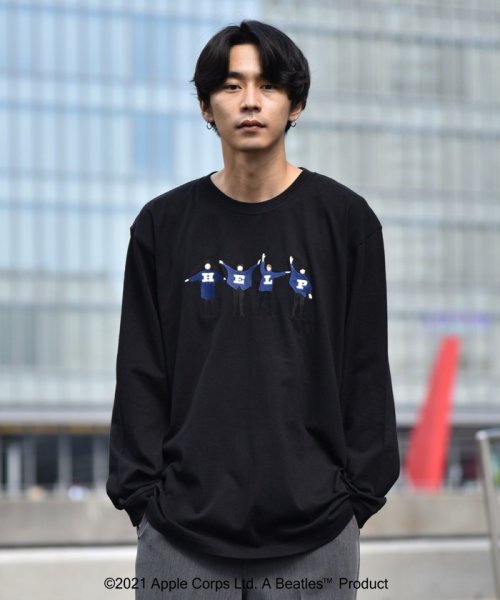 SHIPS MEN(シップス　メン)/【WEB限定】SHIPS: THE BEATLES コラボレーション Tシャツ (ロンT) 21FW/img06