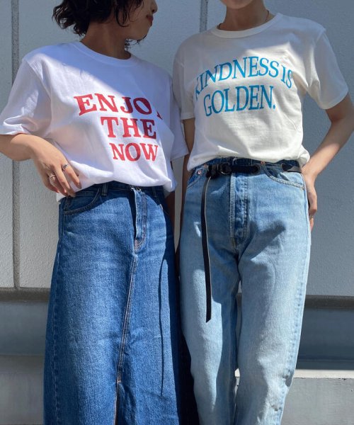 NOLLEY’S(ノーリーズ)/◇【WEB限定】ENJOY THE NOW Tシャツ/img40