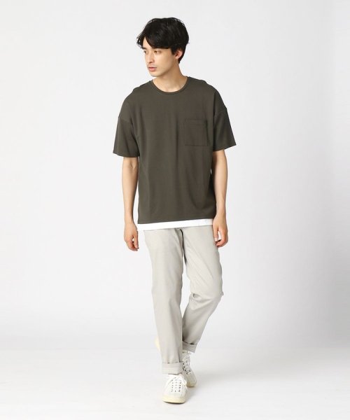 COMME CA ISM MENS(コムサイズム（メンズ）)/フェイクレイヤード Ｔシャツ/img03