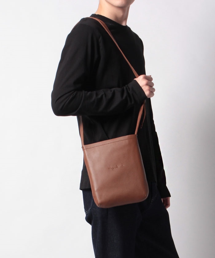 超激得国産 新品未使用 agnes b. PAH02-03 PETER ショルダーバッグ