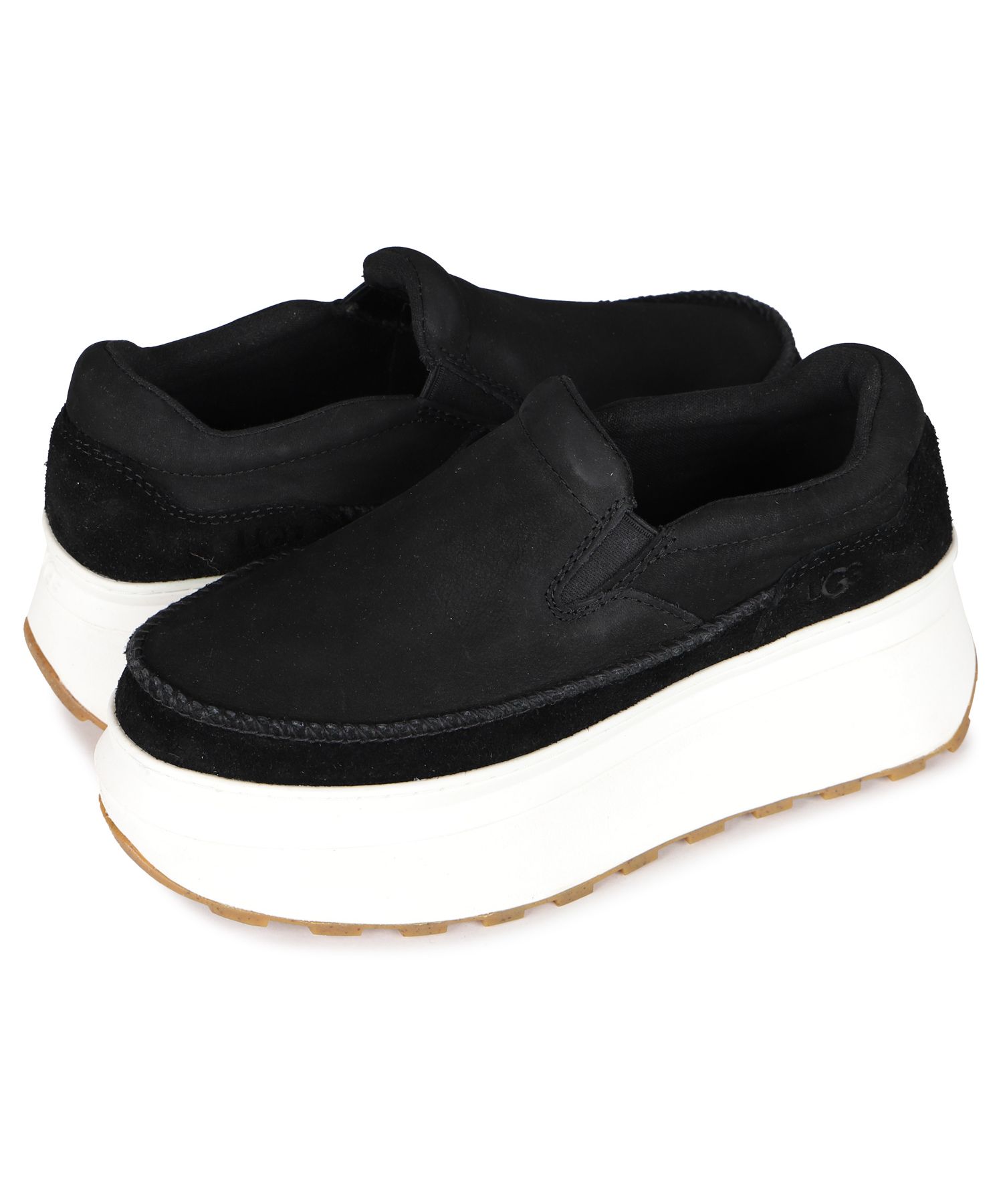 UGG アグ スニーカー スリッポン マリン スリッポン レディース 厚底 MARIN SLIP ON ブラック 黒 1123290