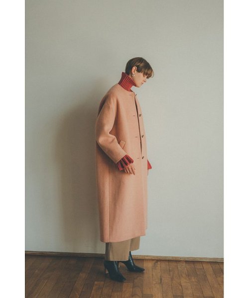 CLANE(クラネ)/COLLORLESS WOOL COCOON COAT/img14