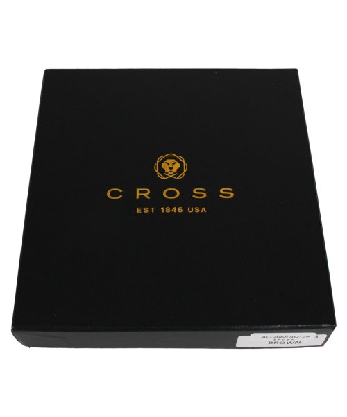 CROSS(クロス)/クロス CROSS カードケース 名刺入れ 定期入れ メンズ CENYURY CARD CASE ブラック ネイビー ブラウン 黒 AC－2068702 /img08