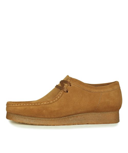 Clarks(クラークス)/クラークス Clarks ワラビーブーツ メンズ スエード WALLABEE BOOT ライト ブラウン 26155518/img02