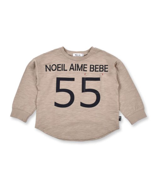 Noeil aime BeBe(ノイユ　エーム　べべ)/ロゴプリント 胸ポケット付き BIGシルエット Tシャツ (80~130cm)/img16