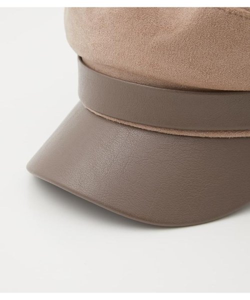 AZUL by moussy(アズールバイマウジー)/ECO SUEDE MARINE CASQUETTE/img09