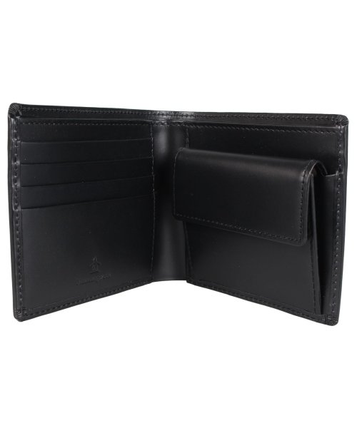 Munsingwear(マンシングウェア)/マンシングウェア Munsingwear 財布 二つ折り メンズ レディース 80S WALLET ブラック ネイビー 黒 MU－2065119/img07