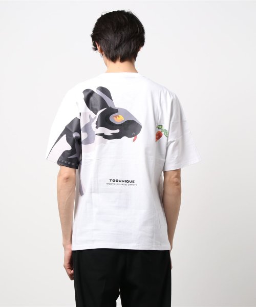 HOOK(HOOK（フック）)/【HOOK】新作 個性派・迷彩うさぎバックプリントtシャツ/img12