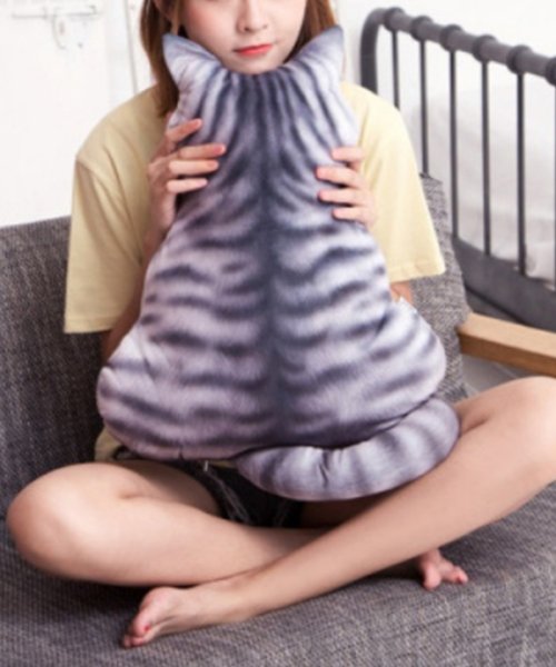 aimoha(aimoha（アイモハ）)/猫背中柄クッション抱き枕 韓国ファッション/img01