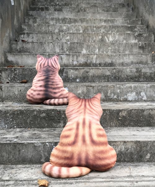 aimoha(aimoha（アイモハ）)/猫背中柄クッション抱き枕 韓国ファッション/img11