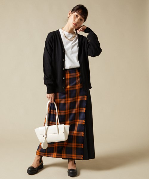 ADAM ET ROPE'(アダム　エ　ロペ)/【d fashion / MAGASEEK限定】カシミアミドルカーディガン/img05