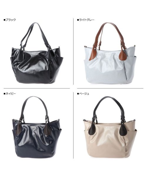 LA BAGAGERIE(LA BAGAGERIE)/ラ バガジェリー LA BAGAGERIE バッグ ショルダーバッグ トートバッグ レディース EMAILLER 2WAY TOTE BAG S ブラック ライ/img01