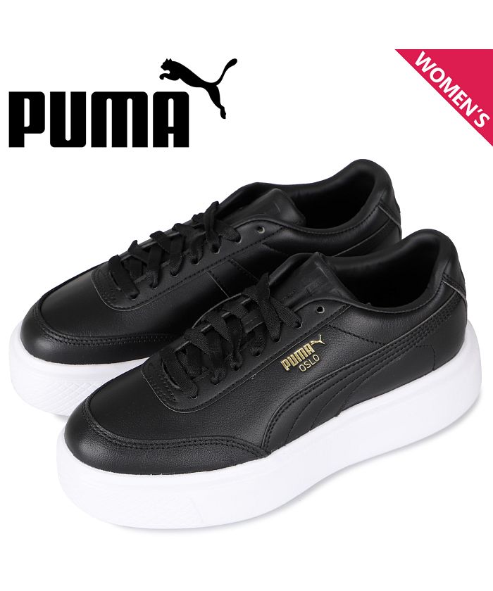 PUMA プーマ スニーカー レディース 厚底 オスロ マヤ OSLO MAYA ブラック 黒 374864－02