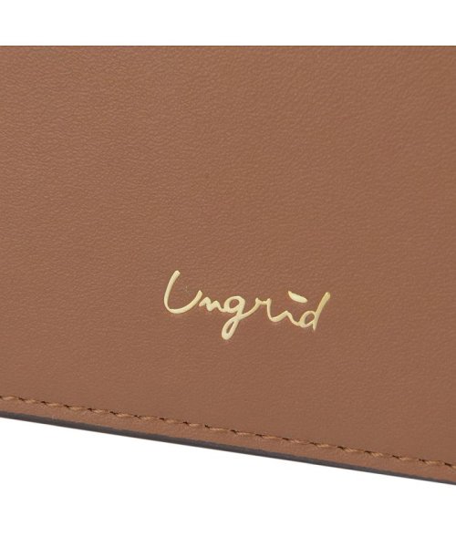 Ungrid(アングリッド)/アングリッド Ungrid カードケース 名刺入れ 定期入れ レディース SMOOTH CARD CASE ブラック ホワイト ベージュ カーキ ブラウン ワイ/img06