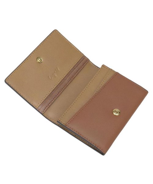 Ungrid(アングリッド)/アングリッド Ungrid カードケース 名刺入れ 定期入れ レディース SMOOTH CARD CASE ブラック ホワイト ベージュ カーキ ブラウン ワイ/img08