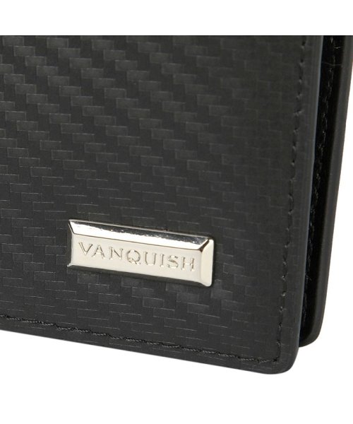 VANQUISH(ヴァンキッシュ)/ヴァンキッシュ VANQUISH 二つ折り財布 メンズ 本革 WALLET ブラック 黒 43230/img05