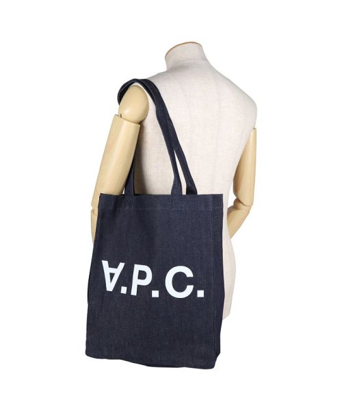 A.P.C.(アーペーセー)/A.P.C. アーペーセー トートバッグ メンズ レディース デニム LAURE ネイビー COCSX－M61445/img04