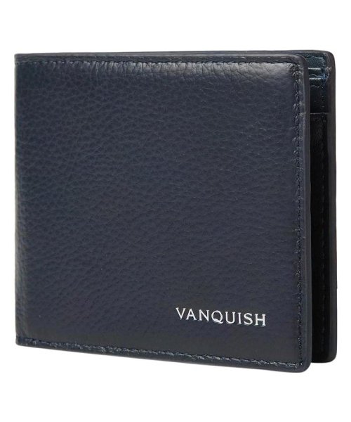 VANQUISH(ヴァンキッシュ)/ヴァンキッシュ VANQUISH 二つ折り財布 メンズ 本革 WALLET ブラック ネイビー ダーク グリーン 黒 43520/img03