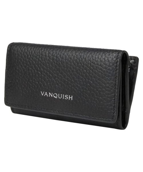 VANQUISH(ヴァンキッシュ)/ヴァンキッシュ VANQUISH キーケース メンズ 本革 L字ファスナー KEY CASE ブラック ネイビー ダーク グリーン 黒 43540/img03