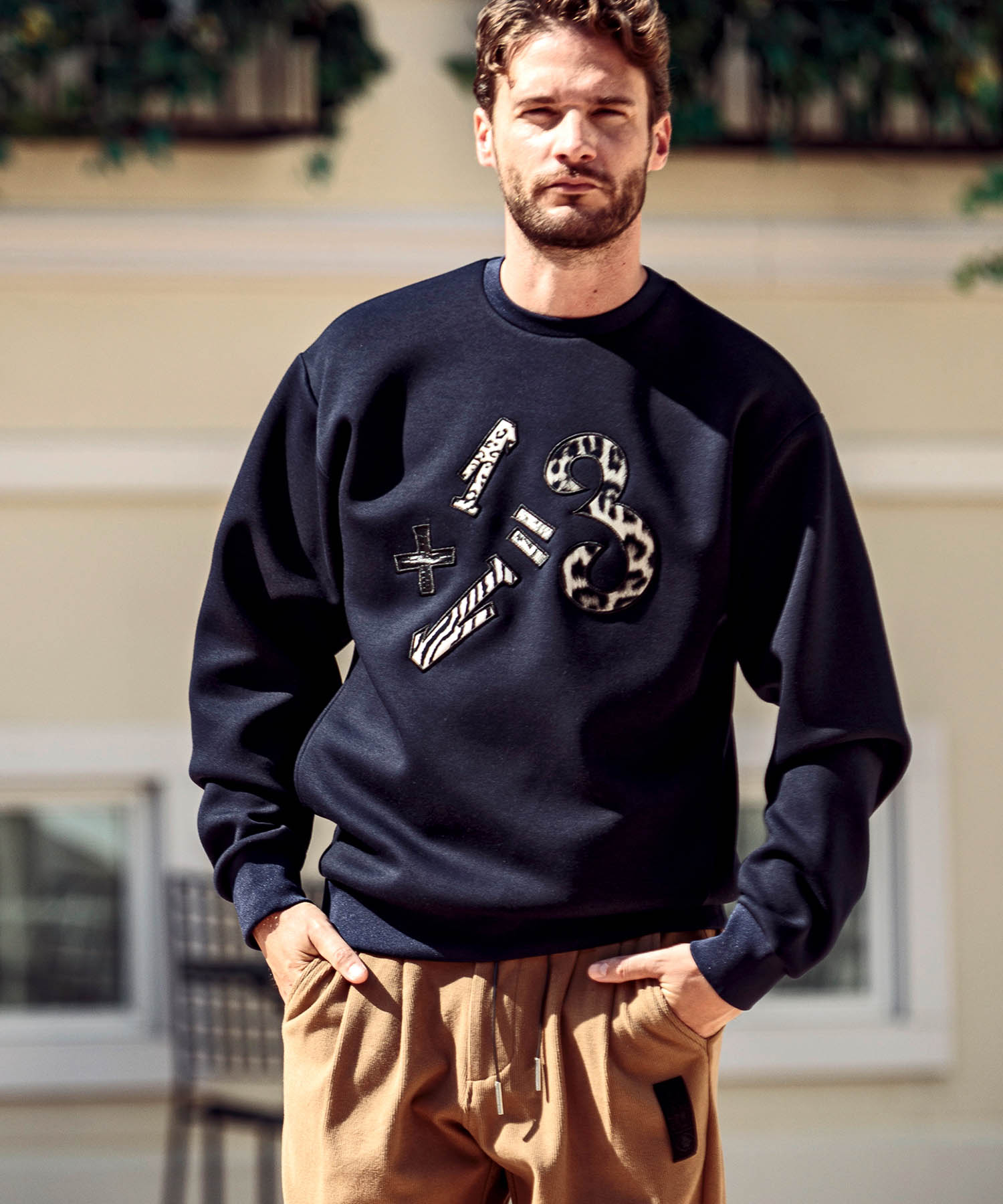 今期！HAUNT ☆ロゴスウェット 1+1=3アニマルロゴスウェット(504256343)｜HANKYU MEN'S / 阪急メンズ