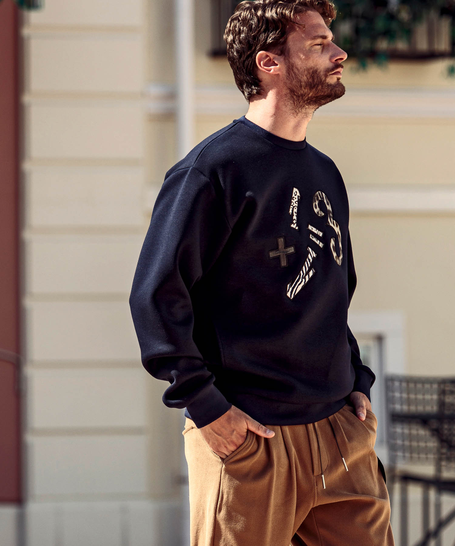 1+1=3アニマルロゴスウェット(504256343)｜HANKYU MEN'S / 阪急メンズ