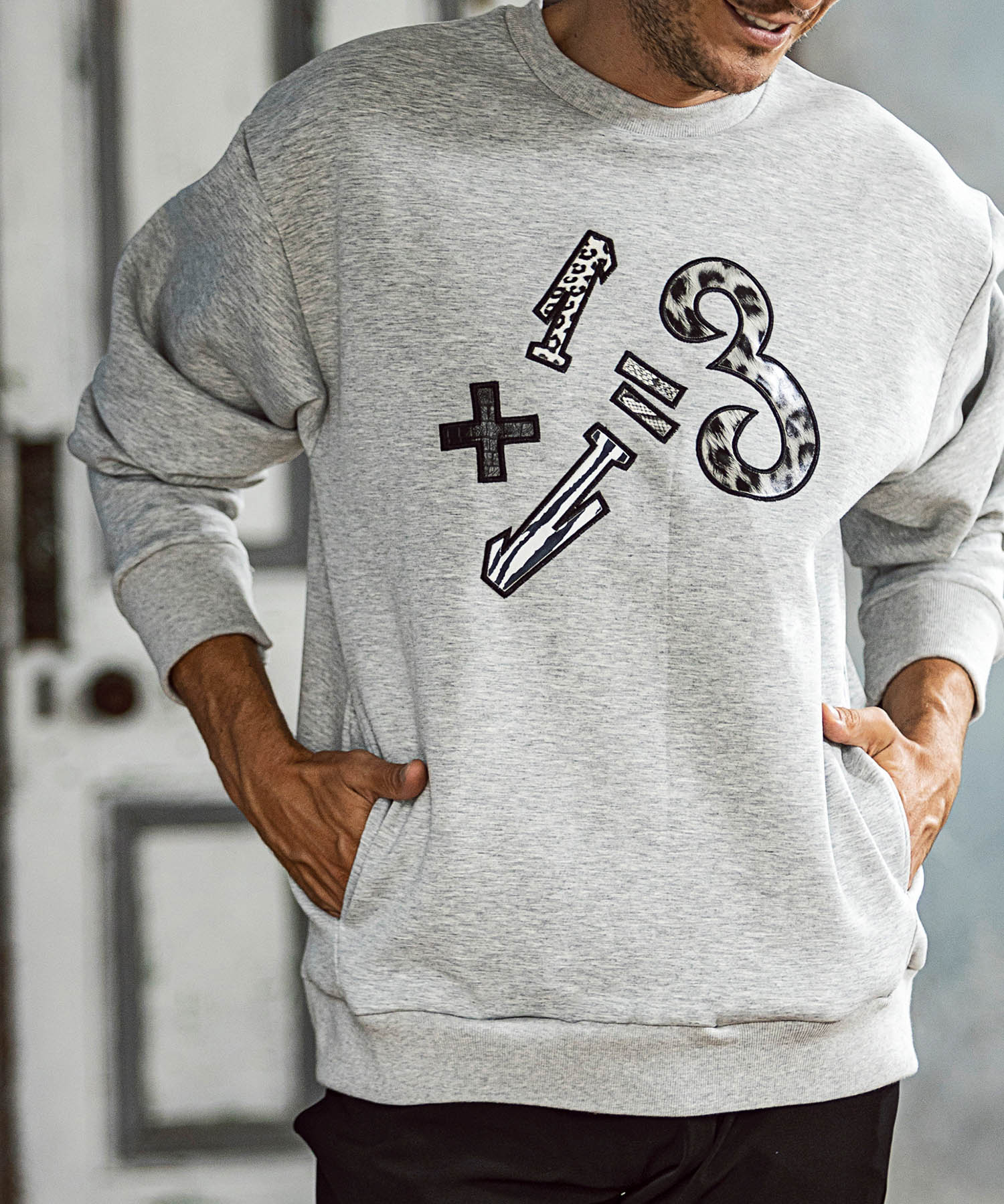 1+1=3アニマルロゴスウェット(504256343)｜HANKYU MEN'S / 阪急メンズ