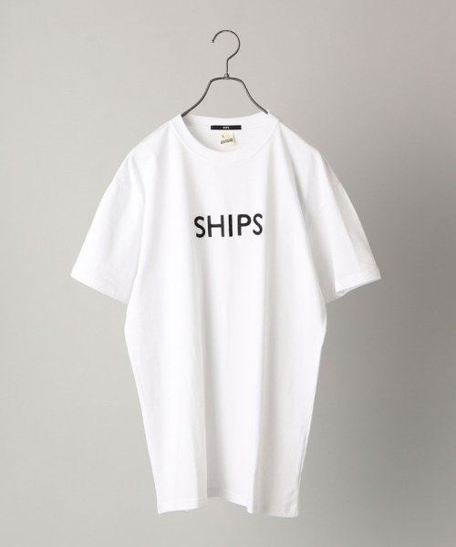 SHIPS MEN(シップス　メン)/SHIPS: ロゴ エンブロイダリー Tシャツ/img54