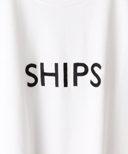 SHIPS MEN(シップス　メン)/SHIPS: ロゴ エンブロイダリー Tシャツ/img56
