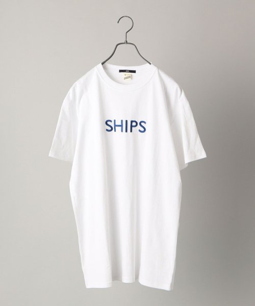 SHIPS MEN(シップス　メン)/SHIPS: ロゴ エンブロイダリー Tシャツ/img57