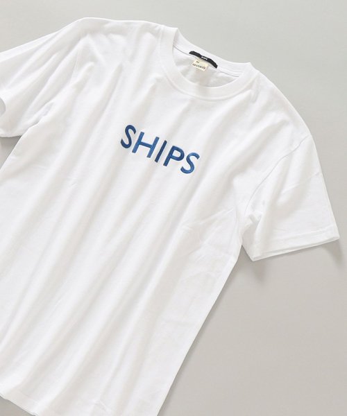 SHIPS MEN(シップス　メン)/SHIPS: ロゴ エンブロイダリー Tシャツ/img58