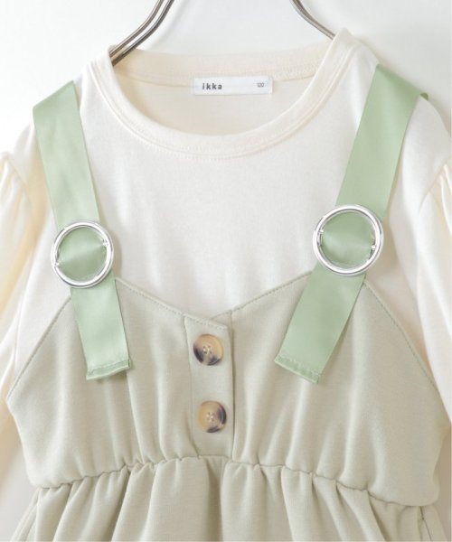 キッズ ドッキングジャンスカワンピース 1 160cm イッカ キッズ Ikka Kids Magaseek