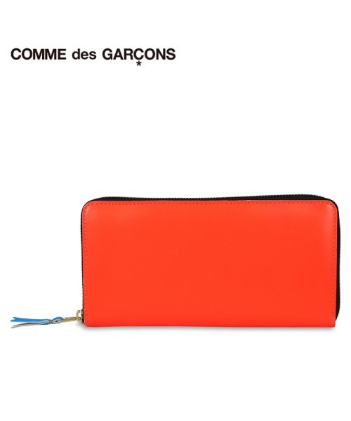 COMME des GARCONS(コムデギャルソン)/コムデギャルソン COMME des GARCONS 長財布 メンズ レディース ラウンドファスナー 本革 スーパー フロー SUPER FLUO オレンジ S/img01