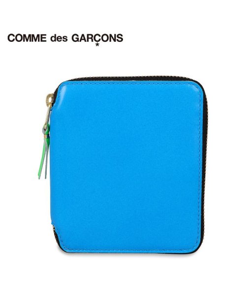 COMME des GARCONS(コムデギャルソン)/コムデギャルソン COMME des GARCONS 財布 二つ折り メンズ レディース ラウンドファスナー 本革 スーパー フロー SUPER FLUO ブル/img01