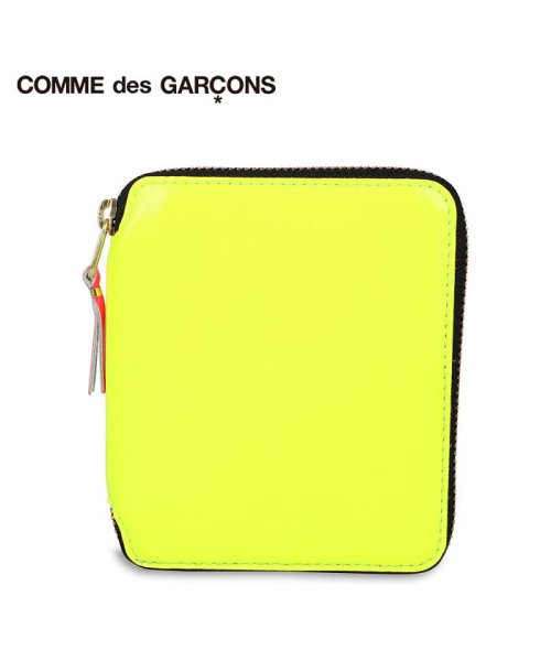COMME des GARCONS(コムデギャルソン)/コムデギャルソン COMME des GARCONS 財布 二つ折り メンズ レディース ラウンドファスナー 本革 スーパー フロー SUPER FLUO イエ/img01