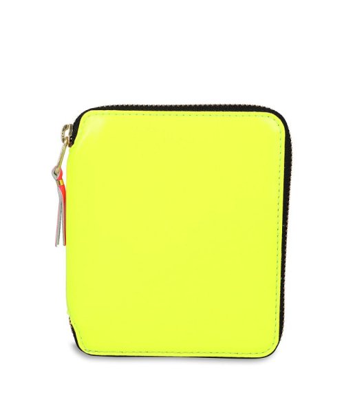 コムデギャルソン Comme Des Garcons 財布 二つ折り メンズ レディース ラウンドファスナー 本革 スーパー フロー Super Fluo イエ コムデギャルソン Commedesgarcons Magaseek