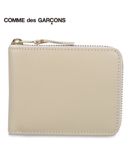 COMME des GARCONS(コムデギャルソン)/コムデギャルソン COMME des GARCONS 二つ折り財布 メンズ レディース ラウンドファスナー ARECALF ホワイト 白 SA7100/img01