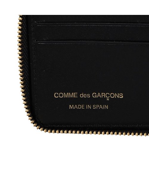 COMME des GARCONS(コムデギャルソン)/コムデギャルソン COMME des GARCONS 二つ折り財布 メンズ レディース ラウンドファスナー POLKA DOTS PRINTED ブラック 黒 /img08